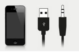 Cổng kết nối iPhone, iPod và USB